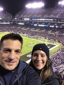 Pat attended Baltimore Ravens vs. Houston Texans - NFL - Monday Night Football on Nov 27th 2017 via VetTix 