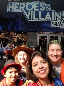 Jennifer attended Heroes and Villains Fan Fest on Apr 7th 2018 via VetTix 