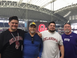 David attended Big 12 Championship Game - TCU vs. Oklahoma on Dec 2nd 2017 via VetTix 