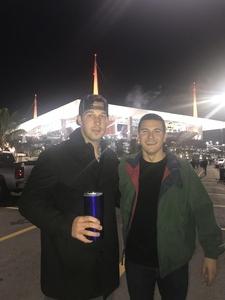 Nicholas attended 2017 Capital One Orange Bowl - Wisconsin Badgers vs. Miami Hurricanes - NCAA Football on Dec 30th 2017 via VetTix 