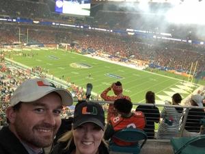 Josh attended 2017 Capital One Orange Bowl - Wisconsin Badgers vs. Miami Hurricanes - NCAA Football on Dec 30th 2017 via VetTix 