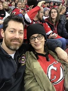 Gigi attended New Jersey Devils vs. Detroit Red Wings - NHL on Dec 27th 2017 via VetTix 