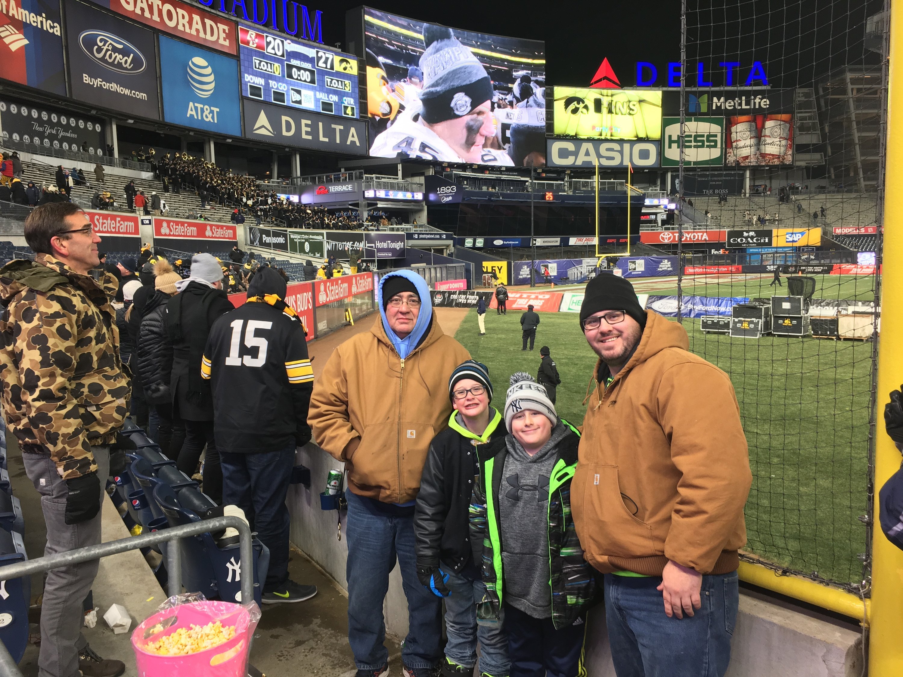 2017 New Era Pinstripe Bowl - Iowa Hawkeyes vs. Boston College Eagles - NCAA Football