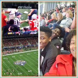 Rosalind attended Goodyear Cotton Bowl Classic - USC Trojans vs. Ohio State Buckeyes - NCAA Football on Dec 29th 2017 via VetTix 