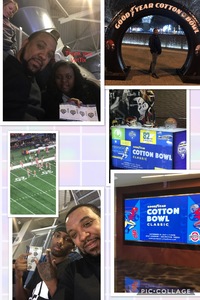 Damani attended Goodyear Cotton Bowl Classic - USC Trojans vs. Ohio State Buckeyes - NCAA Football on Dec 29th 2017 via VetTix 