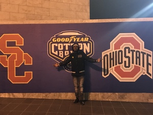 Heather attended Goodyear Cotton Bowl Classic - USC Trojans vs. Ohio State Buckeyes - NCAA Football on Dec 29th 2017 via VetTix 