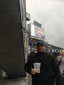 Larry attended Citrus Bowl Presented by Overton's - Notre Dame Fighting Irish vs. LSU Tigers - NCAA Football on Jan 1st 2018 via VetTix 
