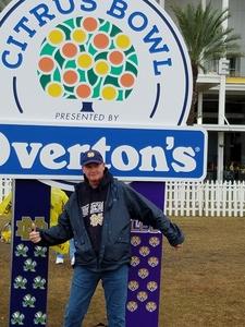 KEVIN attended Citrus Bowl Presented by Overton's - Notre Dame Fighting Irish vs. LSU Tigers - NCAA Football on Jan 1st 2018 via VetTix 