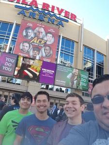 Joe and Crew attended Ace Comic Con at Gila River Arena (tickets Only Good for Monday, January 15th) on Jan 15th 2018 via VetTix 