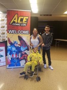 Monica attended Ace Comic Con at Gila River Arena (tickets Only Good for Monday, January 15th) on Jan 15th 2018 via VetTix 