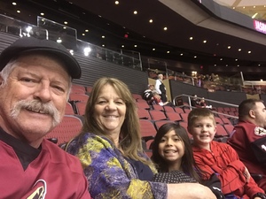 Gary attended Arizona Coyotes vs. San Jose Sharks - NHL on Jan 16th 2018 via VetTix 