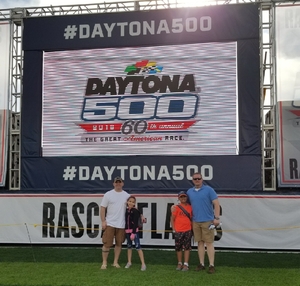 Stephen attended Daytona 500 - the Great American Race - Monster Energy NASCAR Cup Series on Feb 18th 2018 via VetTix 