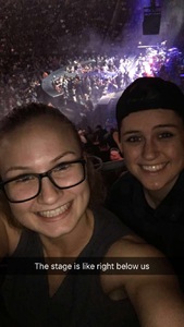Leslie attended Brad Paisley - Weekend Warrior World Tour With Dustin Lynch, Chase Bryant and Lindsay Ell on Jan 27th 2018 via VetTix 
