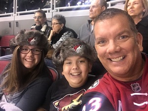 James attended Arizona Coyotes vs. Dallas Stars - NHL on Feb 1st 2018 via VetTix 