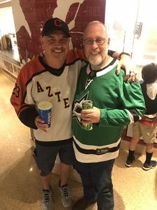 robert attended Arizona Coyotes vs. Dallas Stars - NHL on Feb 1st 2018 via VetTix 