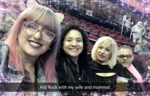 Angelica attended Kid Rock With a Thousand Horses - American Rock N' Roll Tour on Feb 3rd 2018 via VetTix 