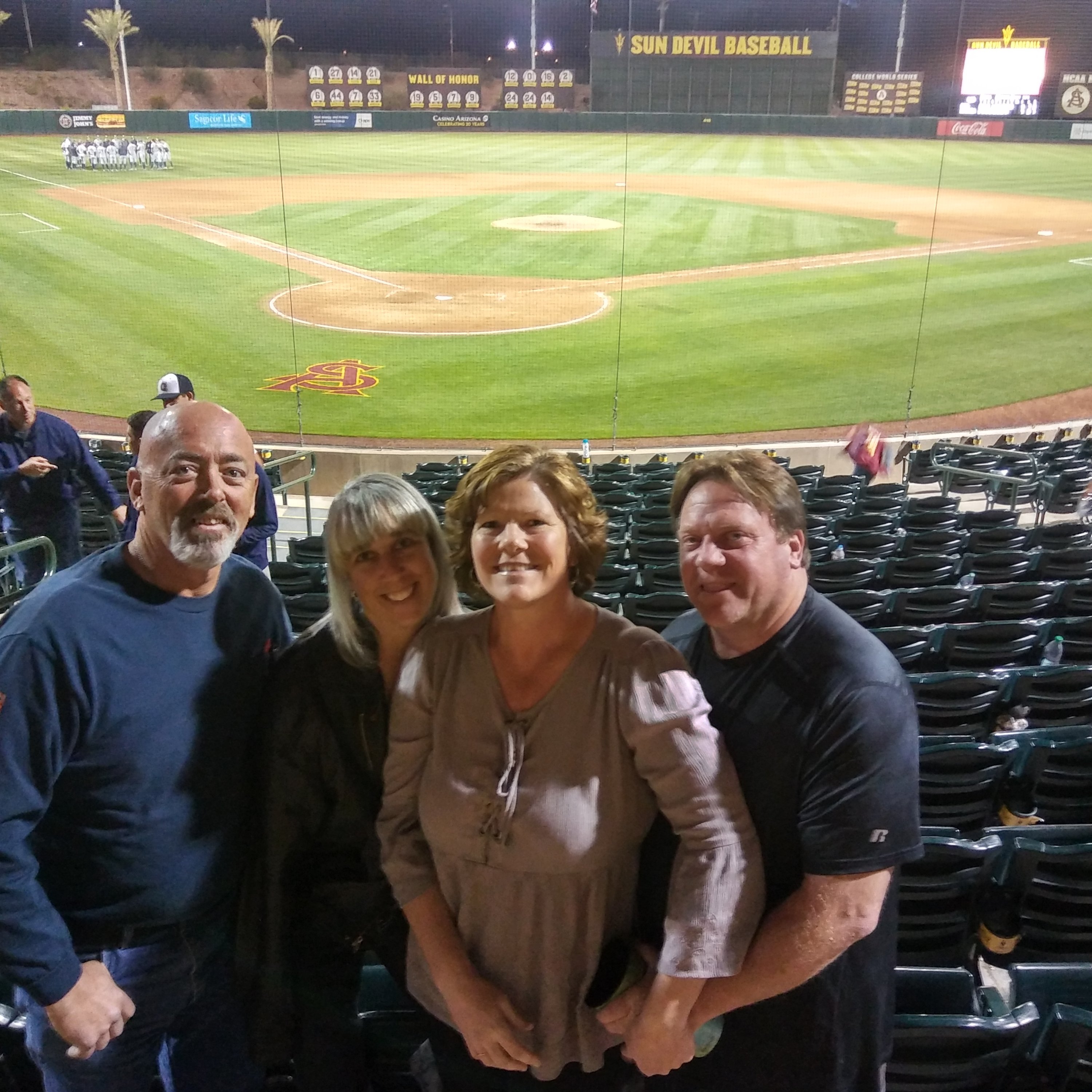 Honor Row - Arizona State Sun Devils vs. Oregon - NCAA Men's Baseball
