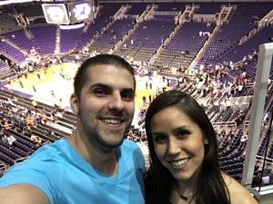 Kyle attended Phoenix Suns vs. Denver Nuggets - NBA on Feb 10th 2018 via VetTix 