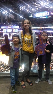 Blanca attended Phoenix Suns vs. Denver Nuggets - NBA on Feb 10th 2018 via VetTix 