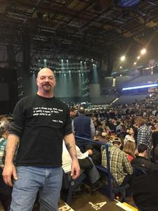PAUL attended Brad Paisley - Weekend Warrior World Tour With Dustin Lynch, Chase Bryant and Lindsay Ell on Feb 24th 2018 via VetTix 