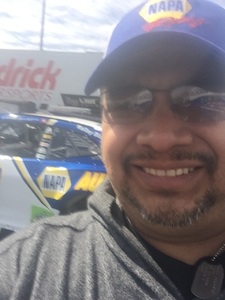 Anthony attended 2018 TicketGuardian 500 - Monster Energy NASCAR Cup Series on Mar 11th 2018 via VetTix 