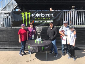 David attended 2018 TicketGuardian 500 - Monster Energy NASCAR Cup Series on Mar 11th 2018 via VetTix 