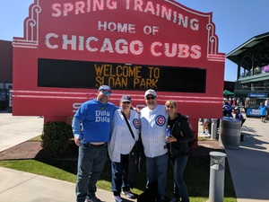 Chicago Cubs vs. Texas Rangers - MLB Spring Training