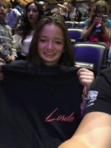Catherine attended Lorde: Melodrama World Tour on Mar 5th 2018 via VetTix 