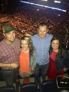 Tyler attended Brad Paisley - Weekend Warrior World Tour With Dustin Lynch, Chase Bryant and Lindsay Ell on Apr 6th 2018 via VetTix 