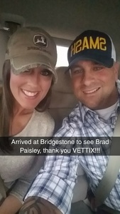 David attended Brad Paisley - Weekend Warrior World Tour With Dustin Lynch, Chase Bryant and Lindsay Ell on Apr 6th 2018 via VetTix 