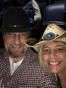 Jonathan attended Brad Paisley - Weekend Warrior World Tour With Dustin Lynch, Chase Bryant and Lindsay Ell on Apr 6th 2018 via VetTix 
