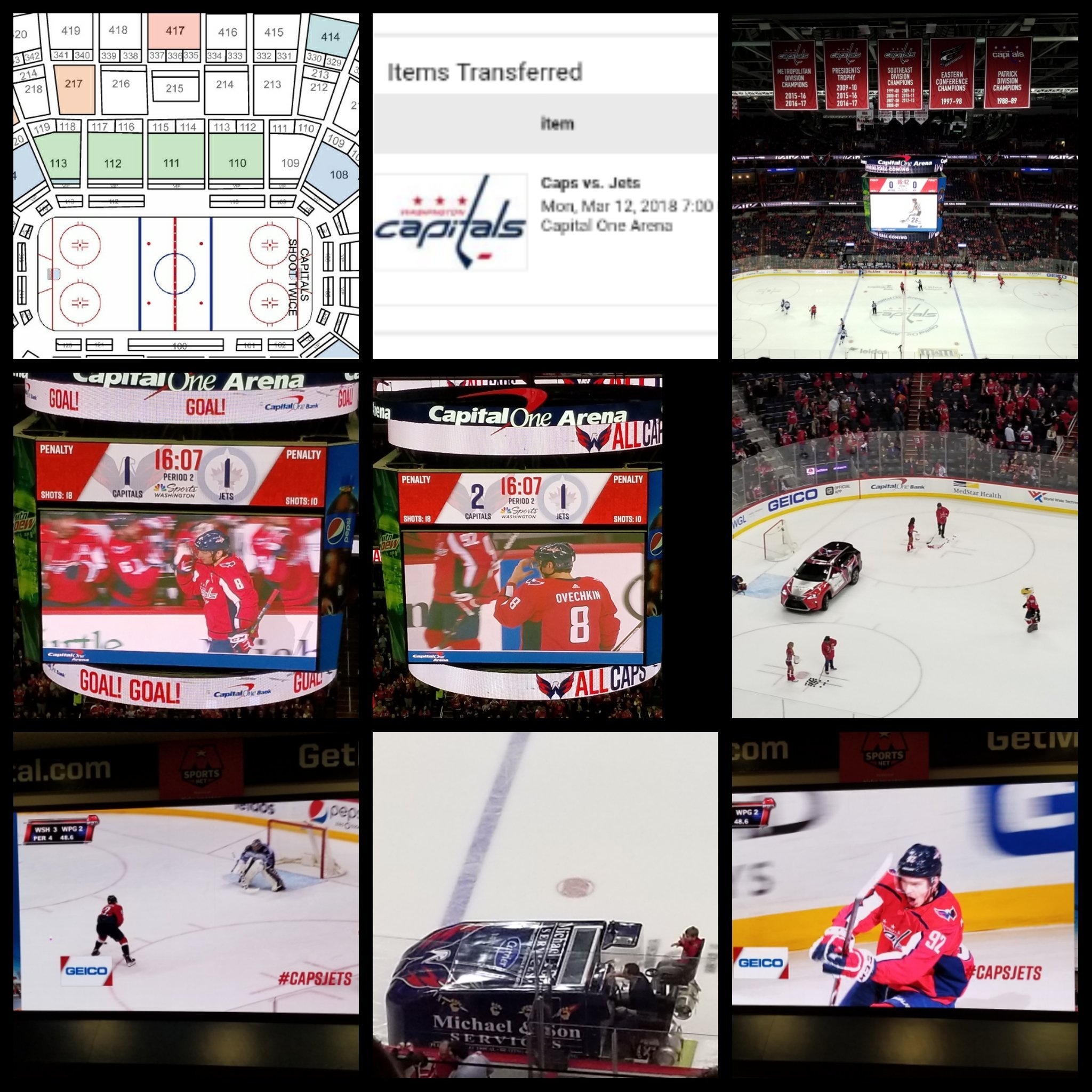 Washington Capitals vs. Winnipeg Jets - NHL