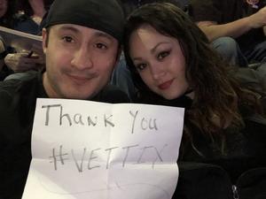 Rey attended Bon Jovi - This House Is Not for Sale Tour on Mar 14th 2018 via VetTix 