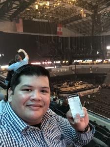 vicente attended Bon Jovi - This House is not for Sale - Tour on Mar 26th 2018 via VetTix 