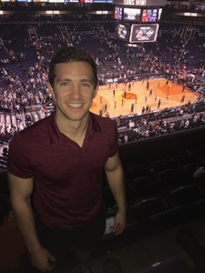 Justin attended Phoenix Suns vs. Sacramento Kings - NBA on Apr 3rd 2018 via VetTix 