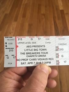 Troy attended Little Big Town - the Breakers Tour With Kacey Musgraves and Midland on Apr 7th 2018 via VetTix 