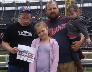 David attended Cleveland Indians vs. Kansas City Royals - MLB on May 13th 2018 via VetTix 