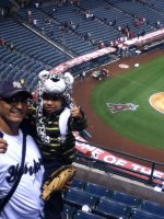 Visit the family and take them to the Angels VS Yankees games