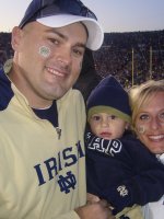 Attending a home Notre Dame football game