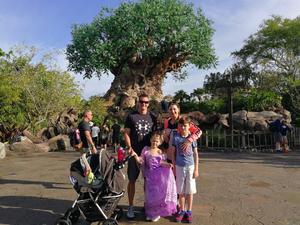 Post-deployment family trip to Disney World